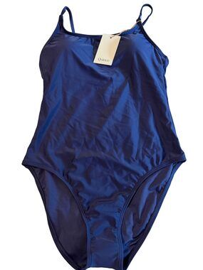 Quince NWT Women's Navy Blue One Piece Swimsuit - Size Medium